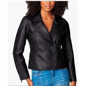 BLANK NYC Vegan Leather Moto Jacket
